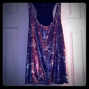International Concepts Sequinsed Tank Top